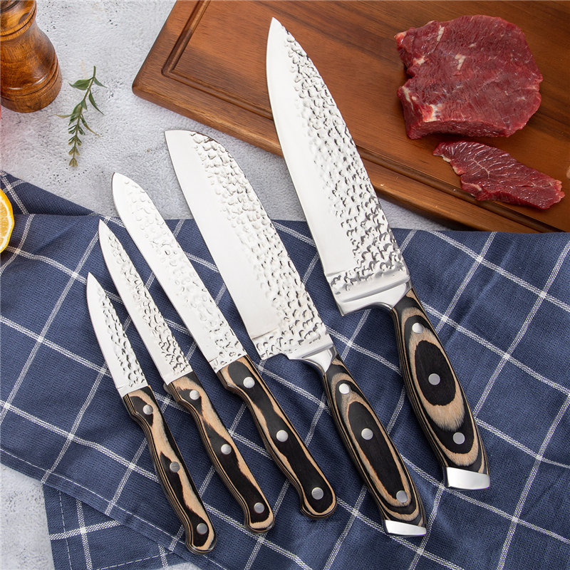 MK004B15 Pieces Kitchen Chef Knife Set with Wooden Block